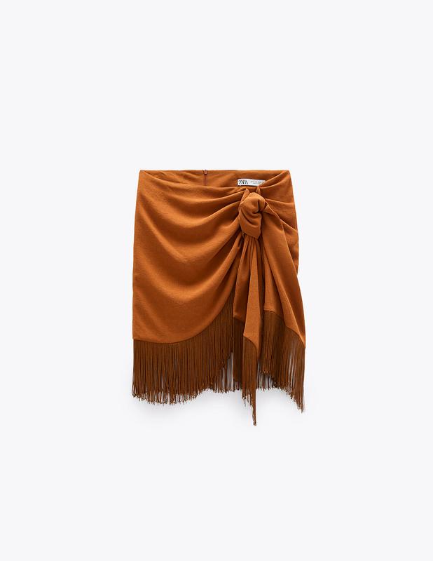 

Юбка Zara  коричневый 4886258113, Юбка Zara L коричневый 4886258113
