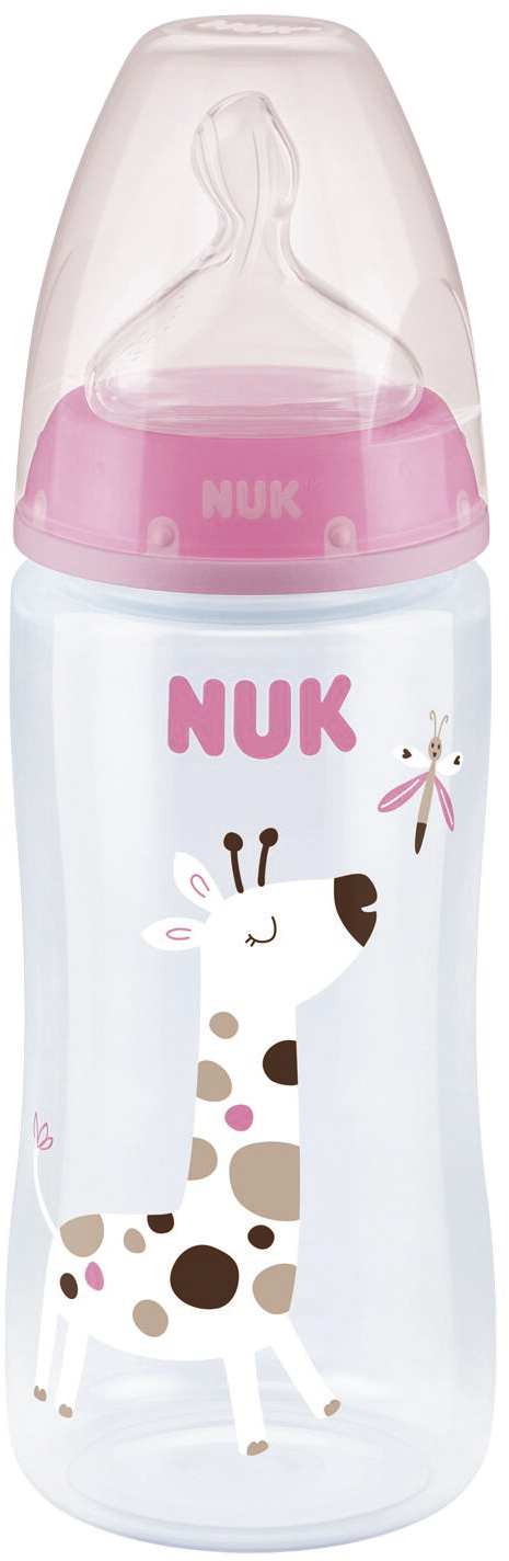 

Бутылочка NUK First Choice Plus Жираф 300 мл Розовая (4008600418146)