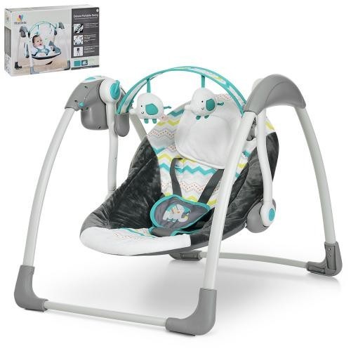 

Гойдалка Mastela Deluxe Portable Swing бірюзовий 6503