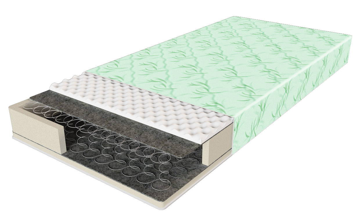 

Матрас ComFort Hard (Комфорт Хард) 140х200 см. ComFort
