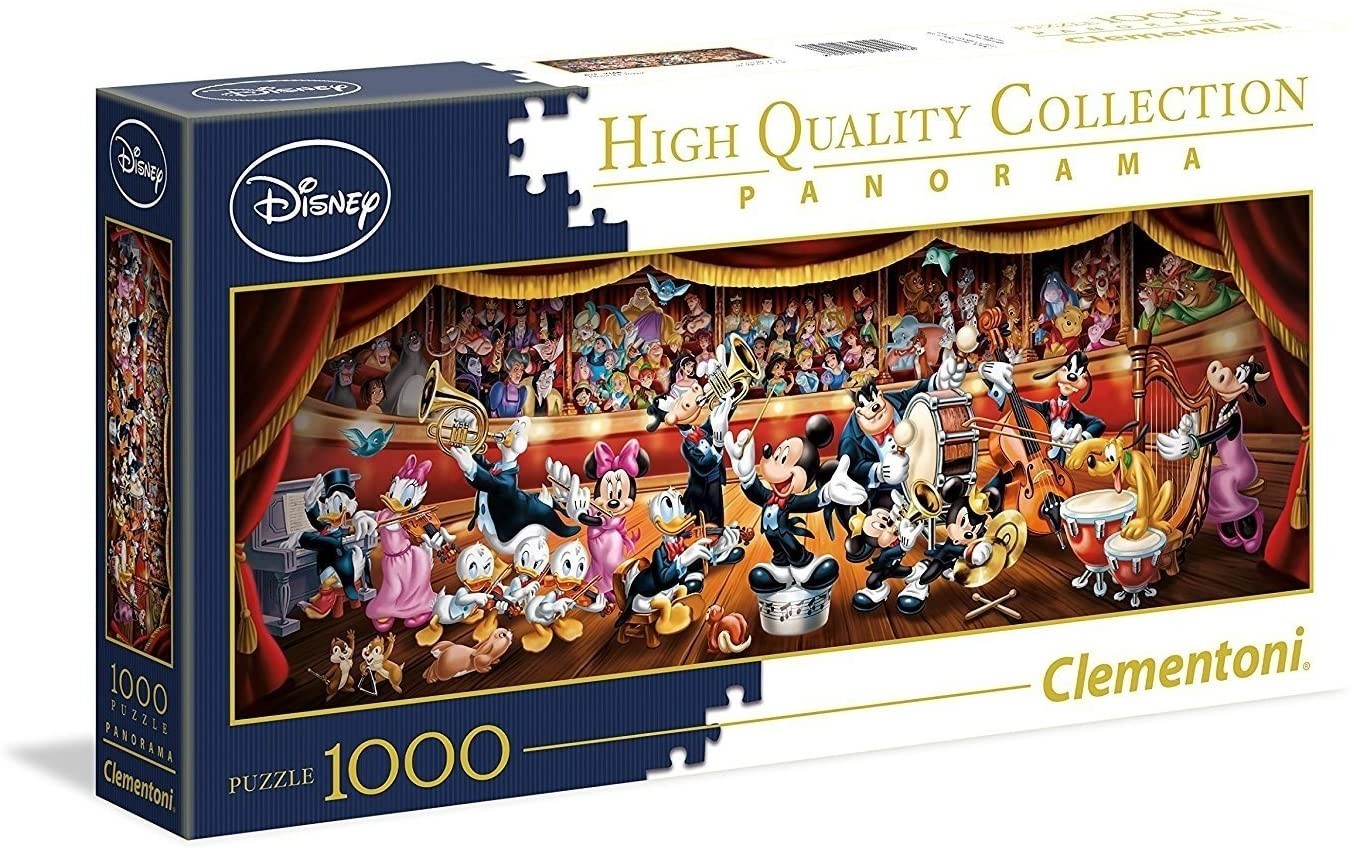 

Пазл Clementoni Disney Orchestra High Quality Collection Panorama Диснеевский оркестр - 1000 шт. (39445)