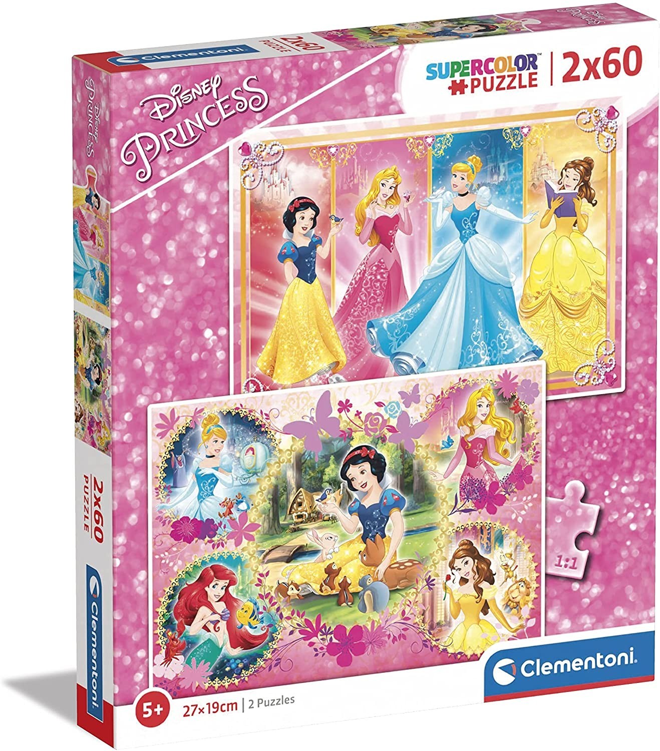 

Пазл Clementoni Disney Princess Принцессы Диснея 2 x 60 - 120 шт. (07133)