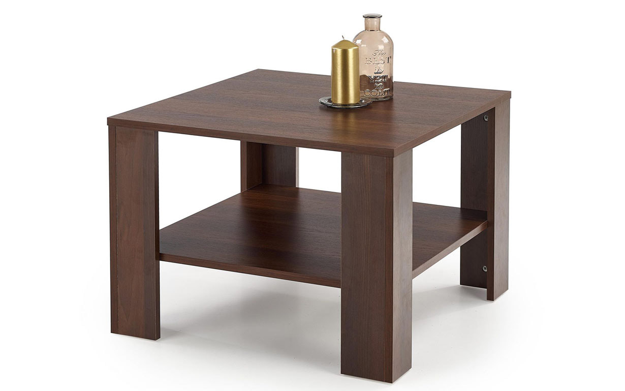 

Стол журнальный Kwadro kvadrat dark orech Halmar
