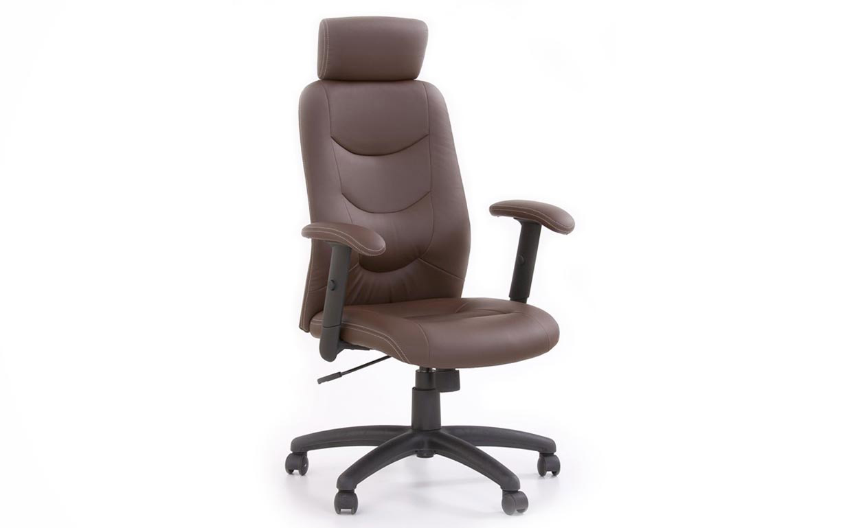 

Кресло руководителя Stilo dark brown Halmar (251165)
