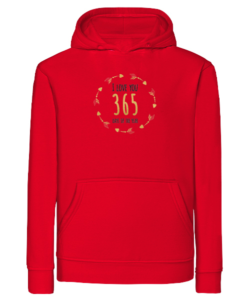 

Худі, 4U, Lady, Червоний, XXL, Любовь, I love you 365, TM4-274699