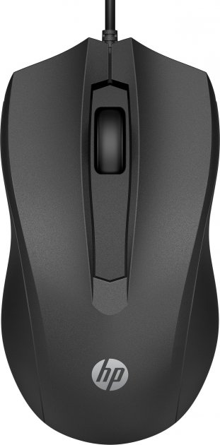 

Компъютерная мышь HP 100 USB Black (6VY96AA)