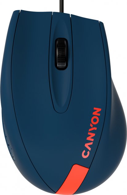 

Компъютерная мышь Canyon M-11, Dark Blue/Red (CNE-CMS11BR)