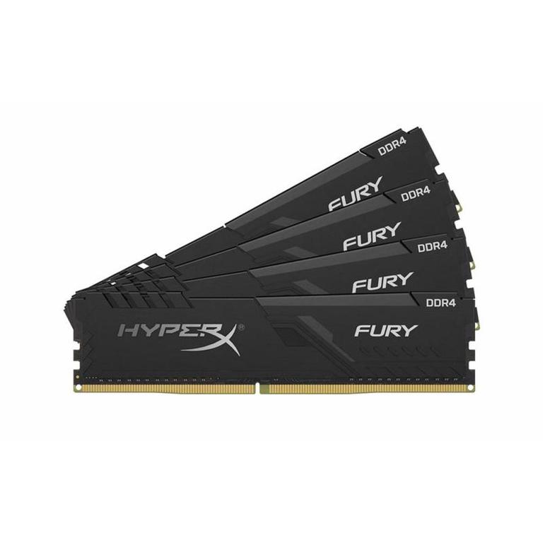 

Модуль памяти DDR4 64GB (4x16GB) 2666 MHz HyperX Fury Black HyperX (Kingston Fury (HX426C16FB3K4/64)