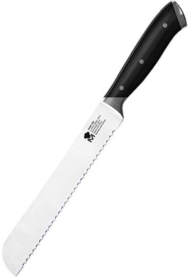 

Нож для хлеба Bergner MasterPro Master 20см из нержавеющей стали, черный