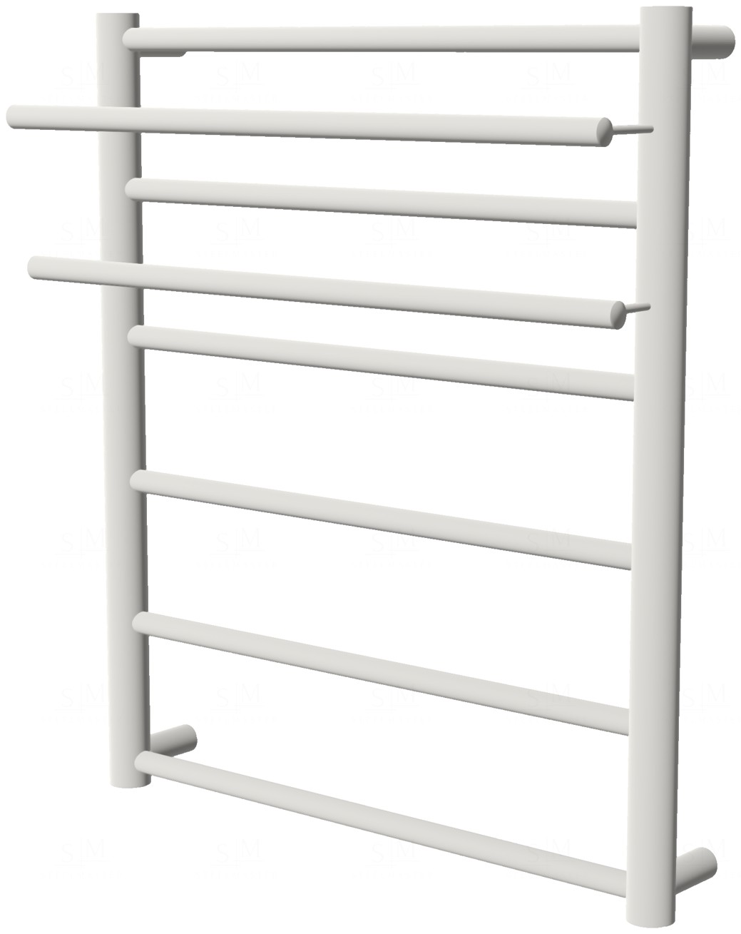 

Белая сушилка для полотенец Elegant 6 RAL9016 лесенка 650x482, white