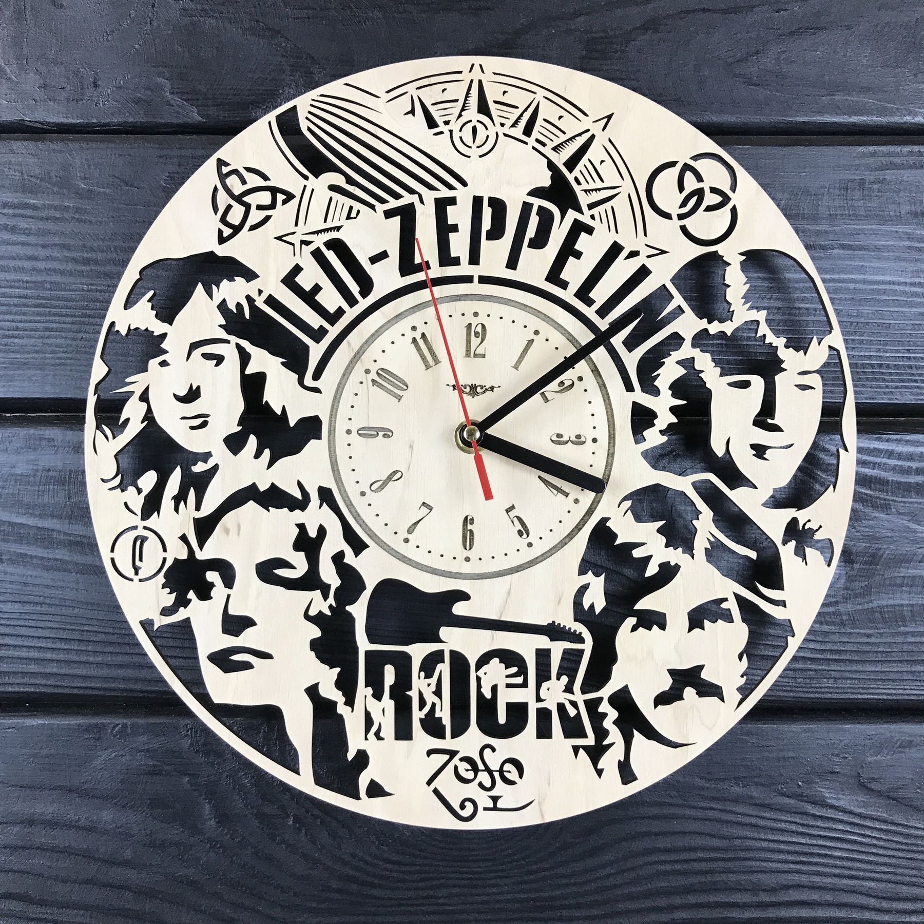 

Дизайнерские часы на стену Led Zeppelin CL-0485