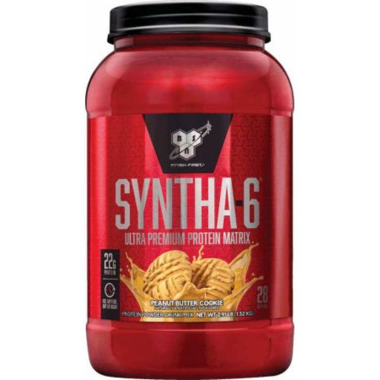 

Многокомпонентный протеин BSN "SYNTHA-6" Арахисовое печенье (1320г)