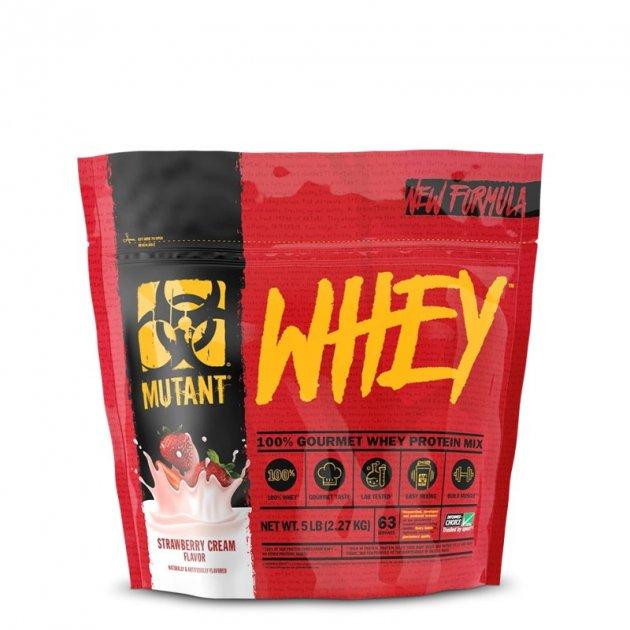 

Изолят сывороточного протеина Mutant Fit Foods "Mutant Whey" Клубника (2270г)
