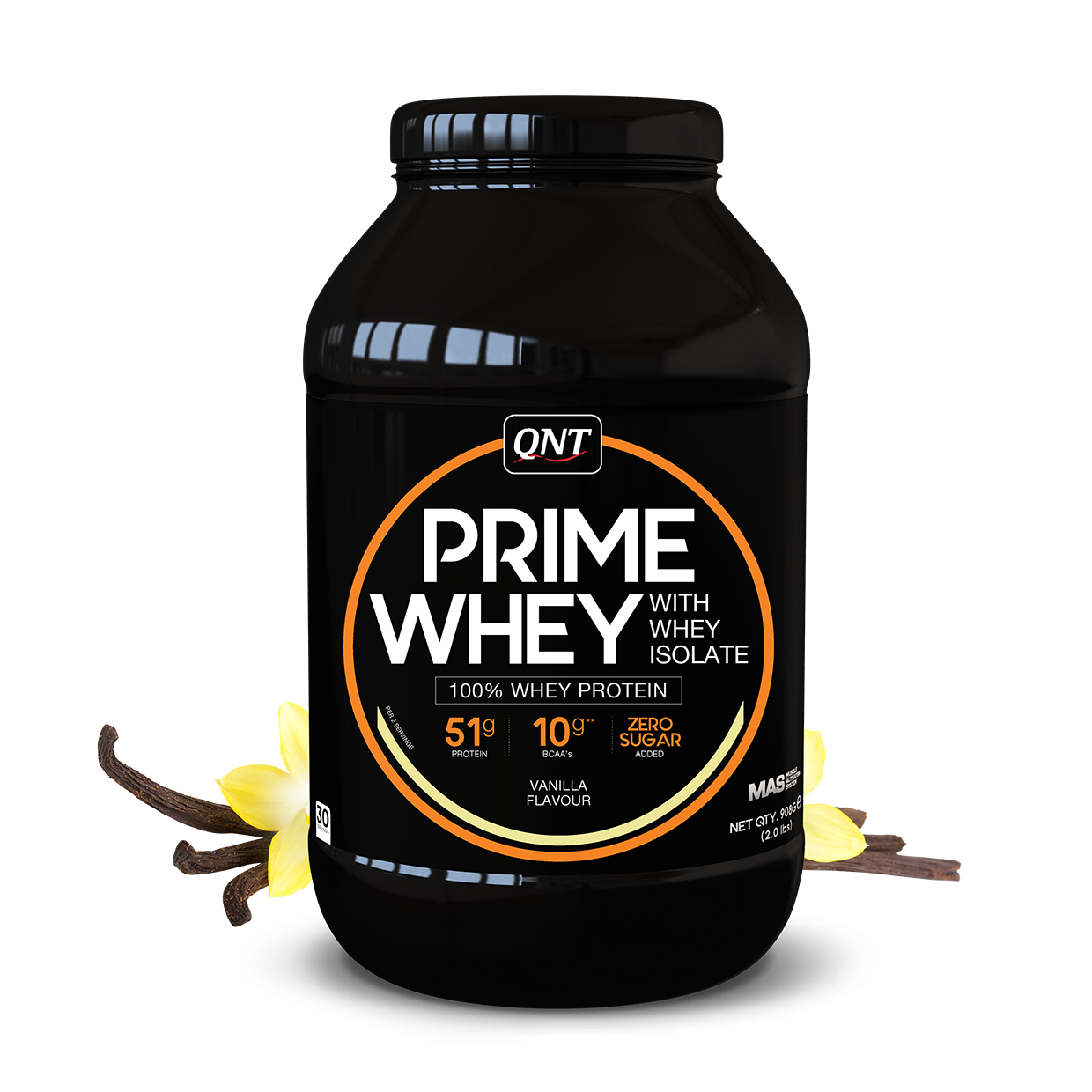 

Изолят сывороточного протеина QNT "Prime Whey" Ваниль (908г)