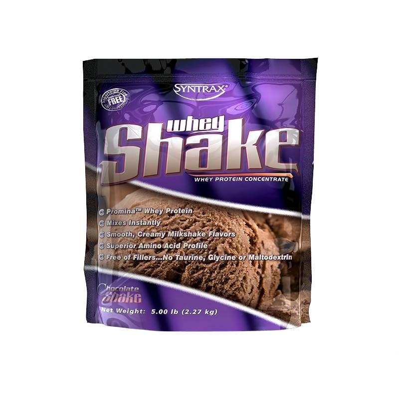 

Сывороточный концентрат протеина Syntrax "Whey Shake" Шоколад (2270г)