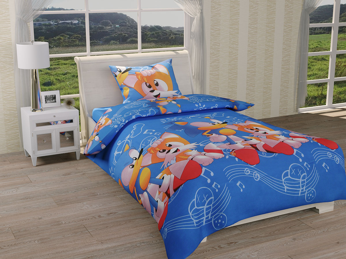

Постельное белье Ранфорс подросток Р 569Д Leleka-Textile полуторный цветной (1769/5710)