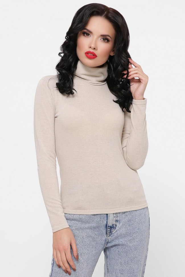 

Гольф Fashion Up KF-1813H  Песочный, Гольф Fashion Up KF-1813H 42 Песочный