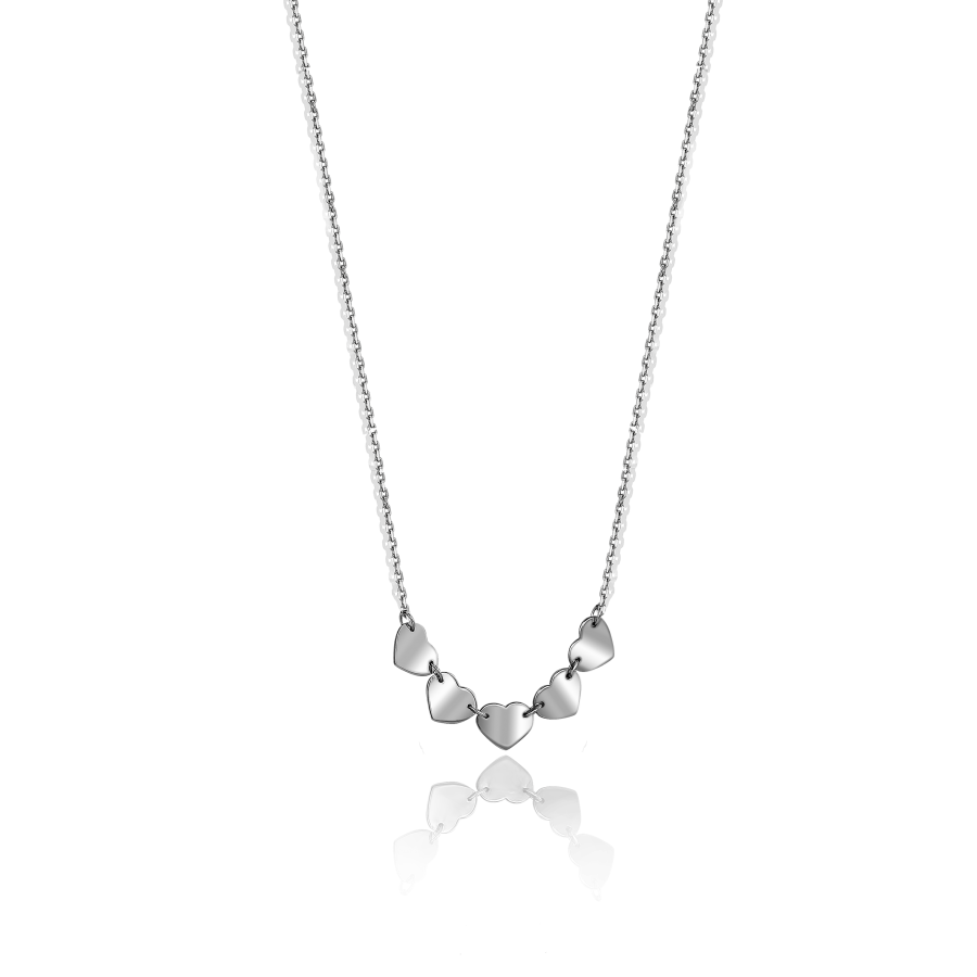 

Колье Qzsilver (908-01230) Серебро Белый 38 размер
