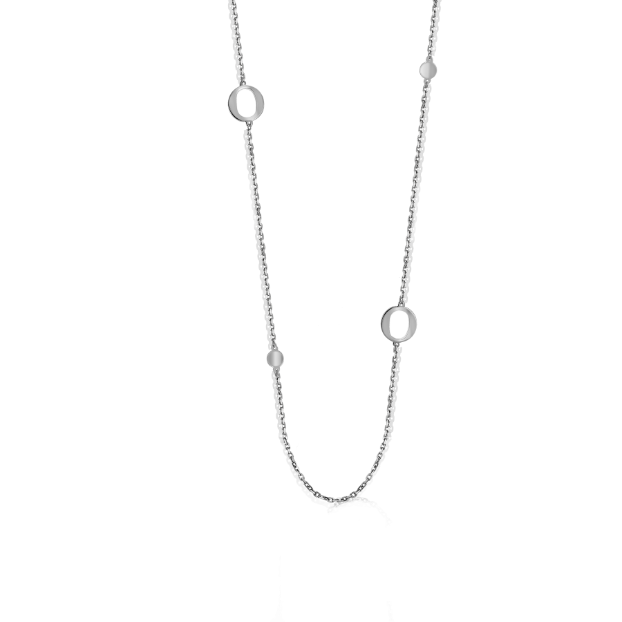 

Колье Qzsilver (908-01234) Серебро Белый 93 размер
