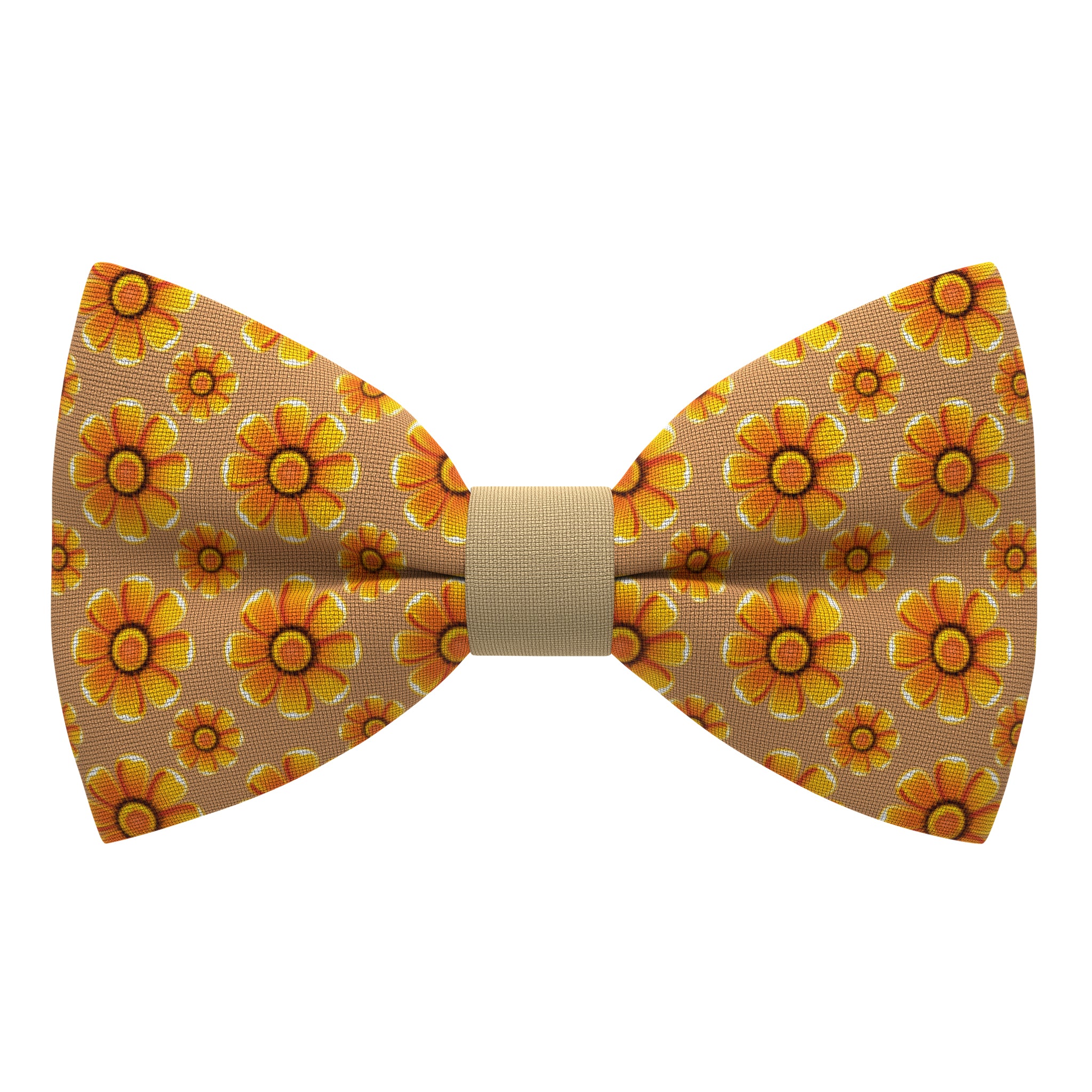 

Бабочка Bow Tie House бежевая с желтыми подсолнухами 08856