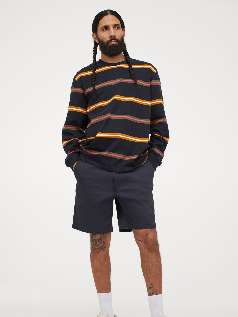 

Шорты H& 9661903  Темно-синие, Шорты H&M 9661903 M Темно-синие