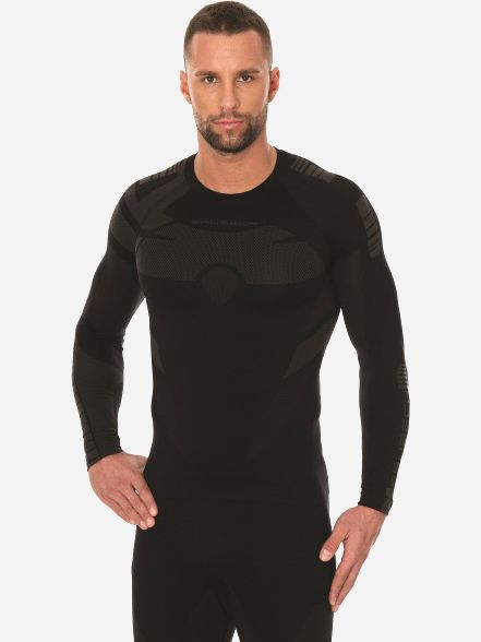 

Футболка с длинными рукавами Brubeck DRY LS13080 XXL Black/Graphite
