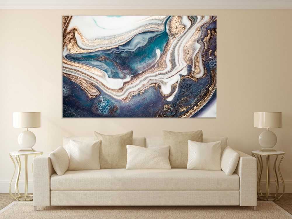 

Картина на холсте Абстракция Swirls Of Marble 75х100 см.
