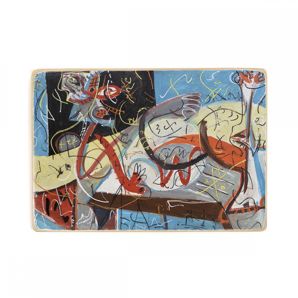 

Деревянный постер Искусство Jackson Pollock - Stenographic Figure (c. 1942) А2