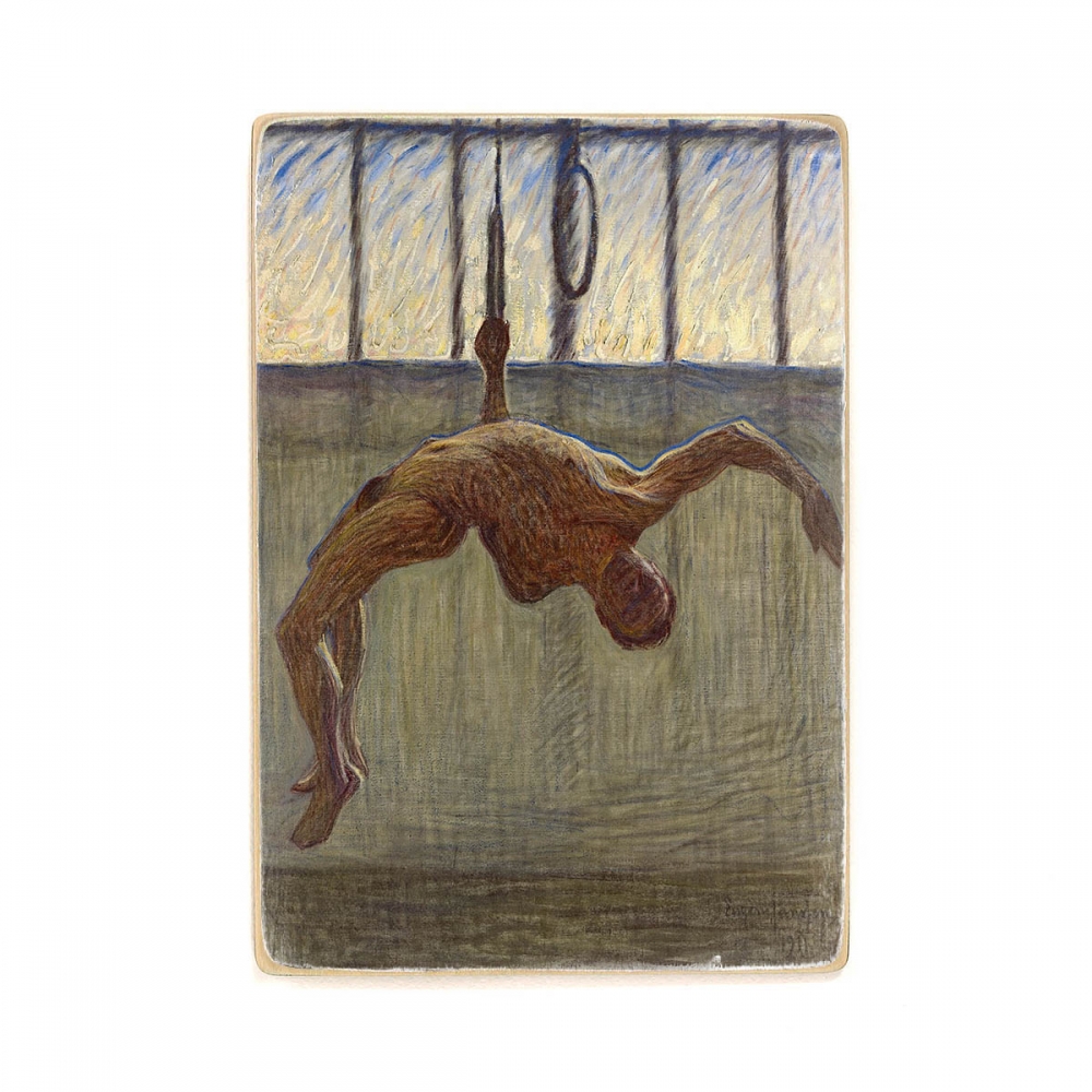 

Деревянный постер Искусство Eugène Jansson - Ring gymnast I А2