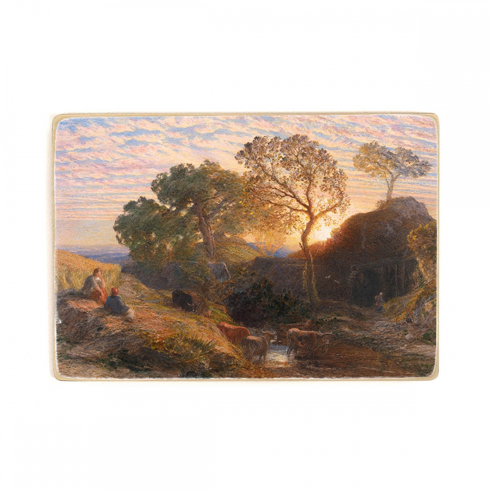 

Деревянный постер Искусство Samuel Palmer - Sunset А1