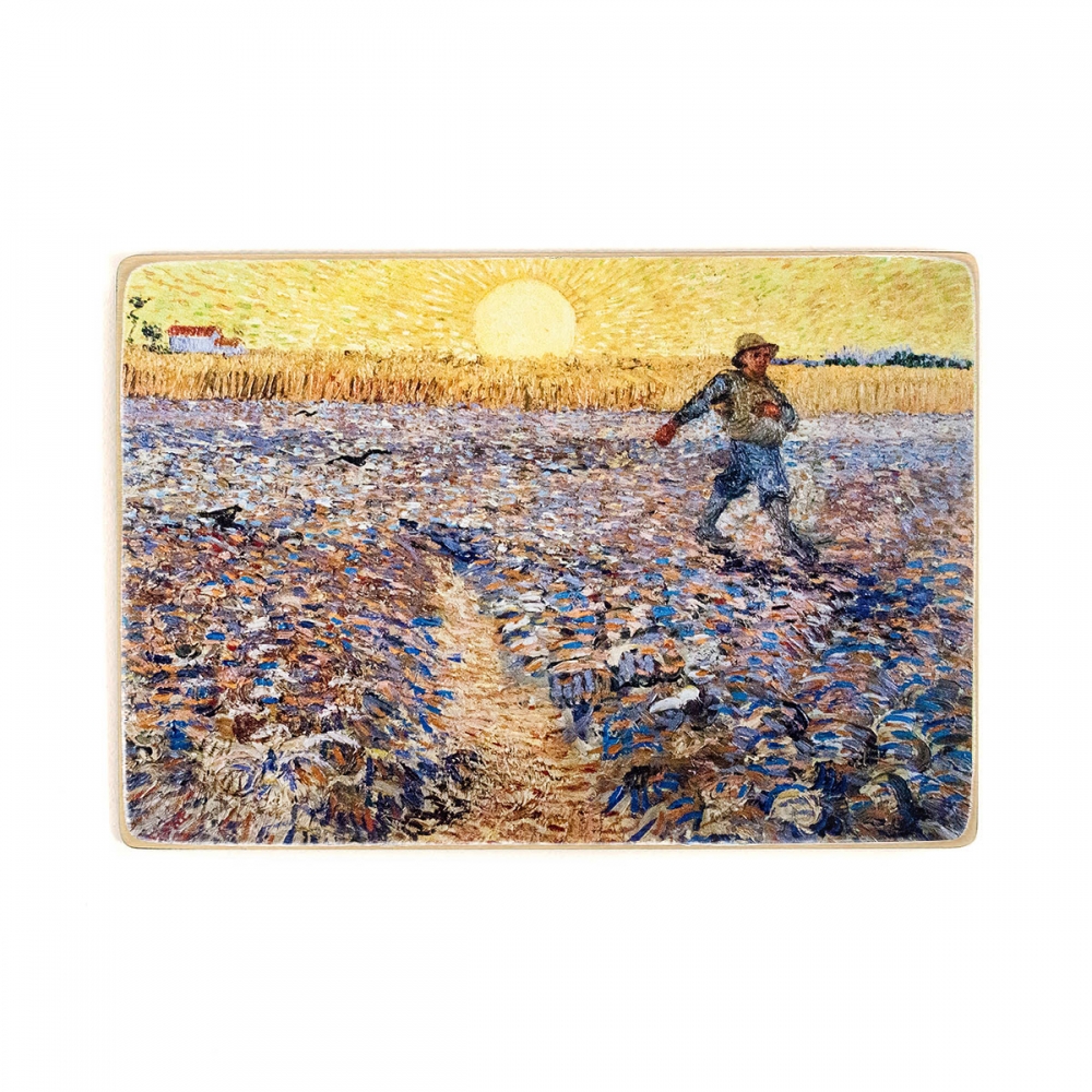 

Деревянный постер Искусство Vincent van Gogh - The Sower - My Dream (1888) А1