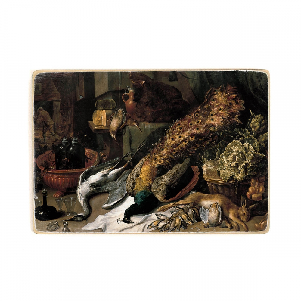 

Деревянный постер Искусство Frans Snyders - Still Life with a Wine Cooler А2