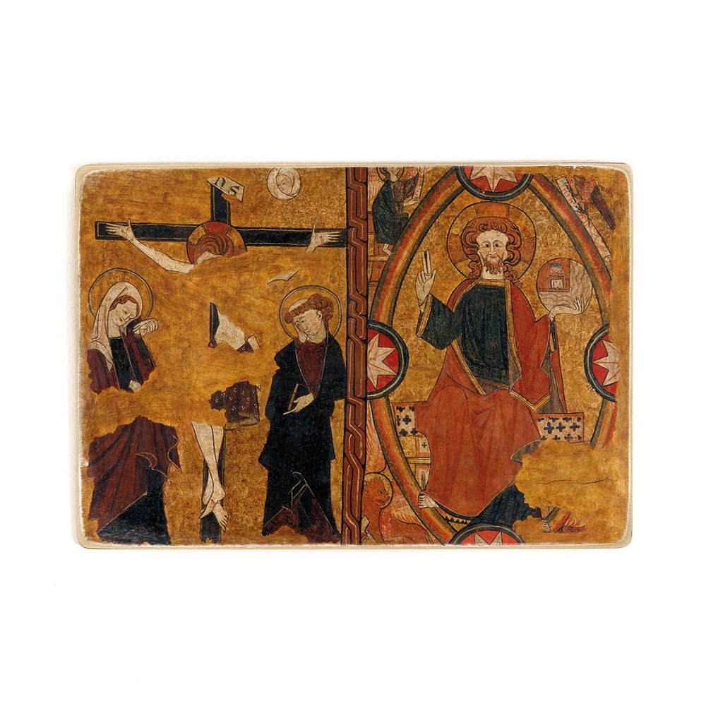 

Деревянный постер Искусство Calvary and Christ in Majesty 1295 А1