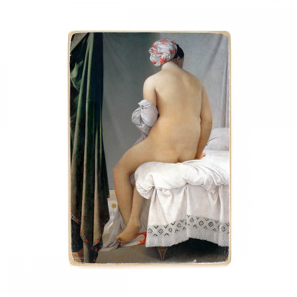 

Деревянный постер Искусство The Valpinçon Bather - Jean Auguste Dominique Ingres (1808) А2