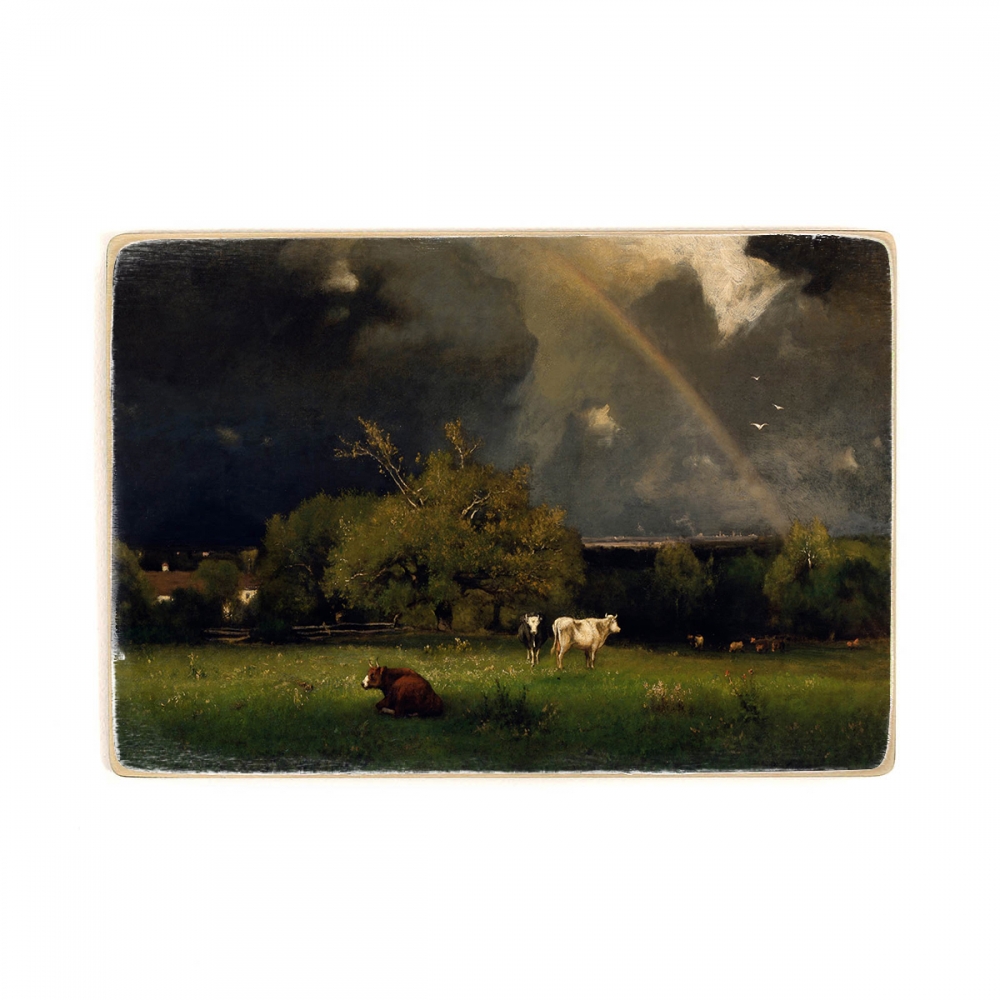 

Деревянный постер Искусство Inness, George - The Rainbow А2