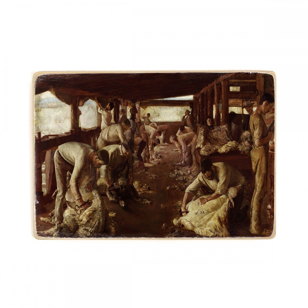 

Деревянный постер Искусство Tom Roberts - The Golden Fleece А1