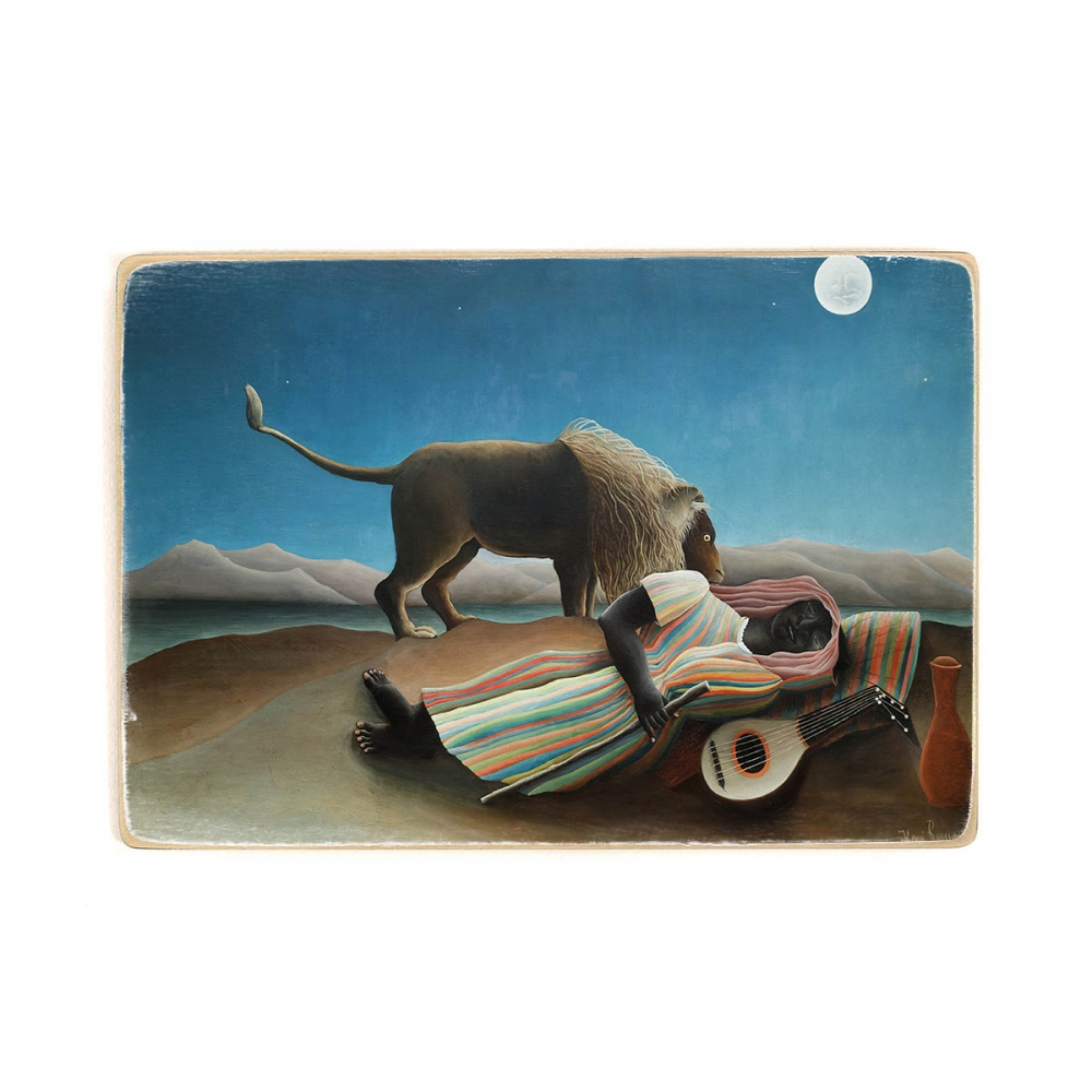 

Деревянный постер Искусство Henri Rousseau - Sleeping Gypsy А1