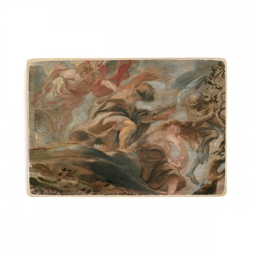 

Деревянный постер Искусство Peter Paul Rubens - Expulsion from the Garden of Eden А1
