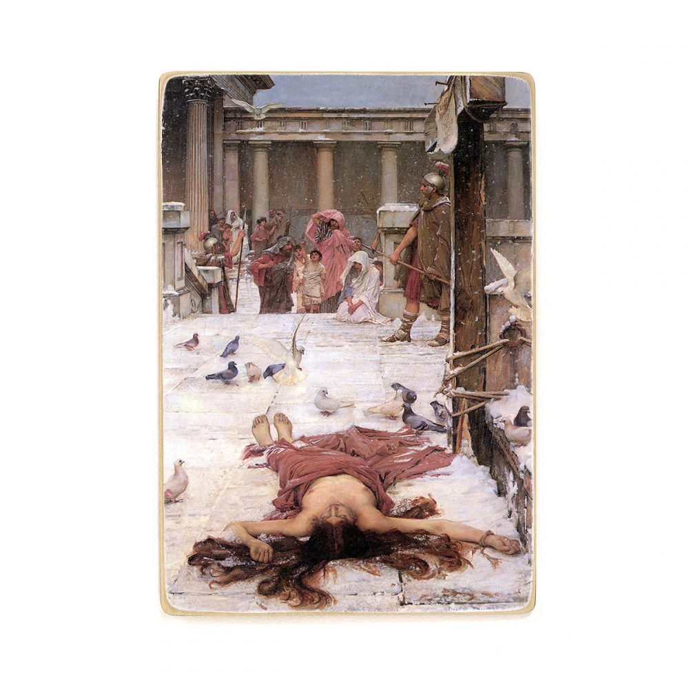 

Деревянный постер Искусство Saint Eulalia - John William Waterhouse (1885) А2