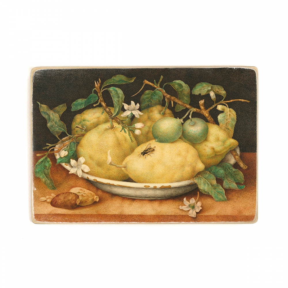 

Деревянный постер Искусство Giovanna Garzoni - Still Life with Bowl of Citrons А1