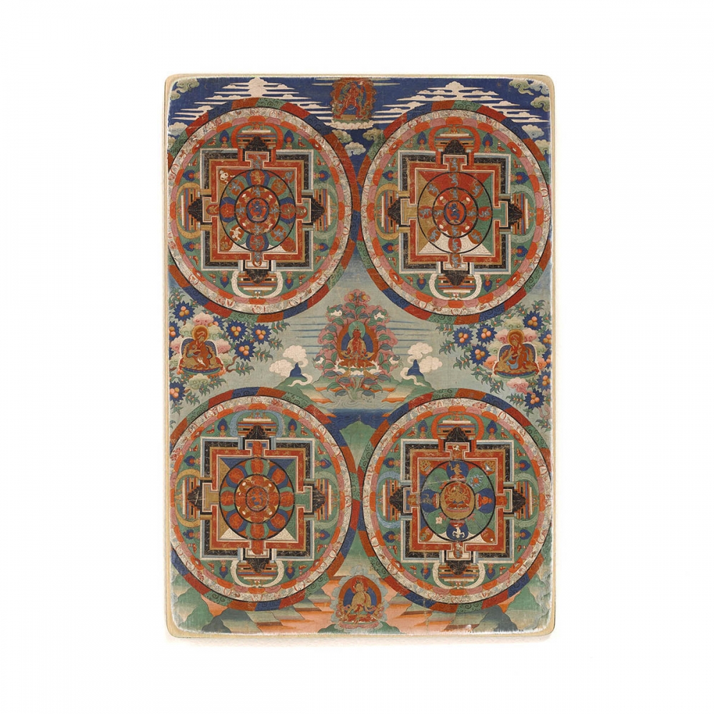 

Деревянный постер Искусство Four Mandalas А2