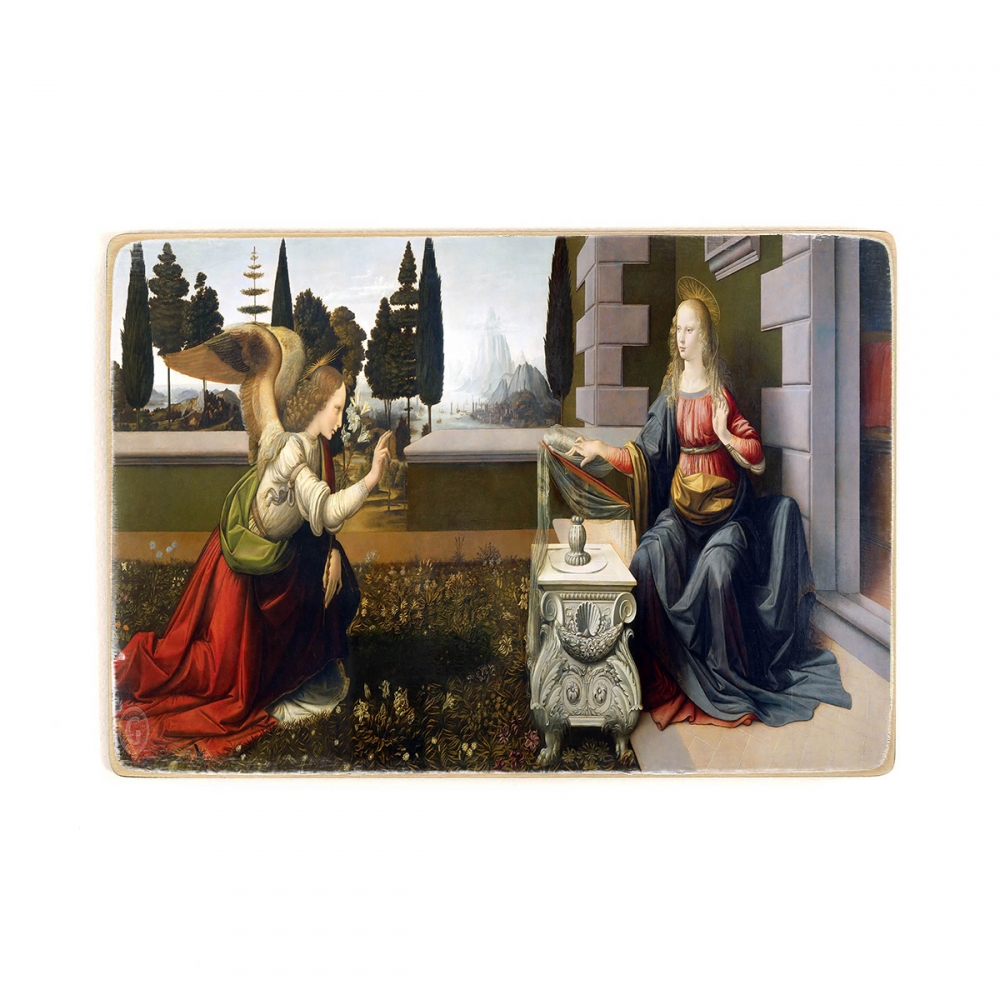 

Деревянный постер Искусство Annunciation - Leonardo da Vinci (1472) А1