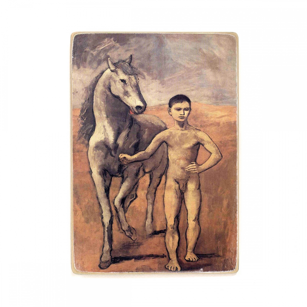 

Деревянный постер Искусство Boy Leading a Horse - Picasso (1906) А1