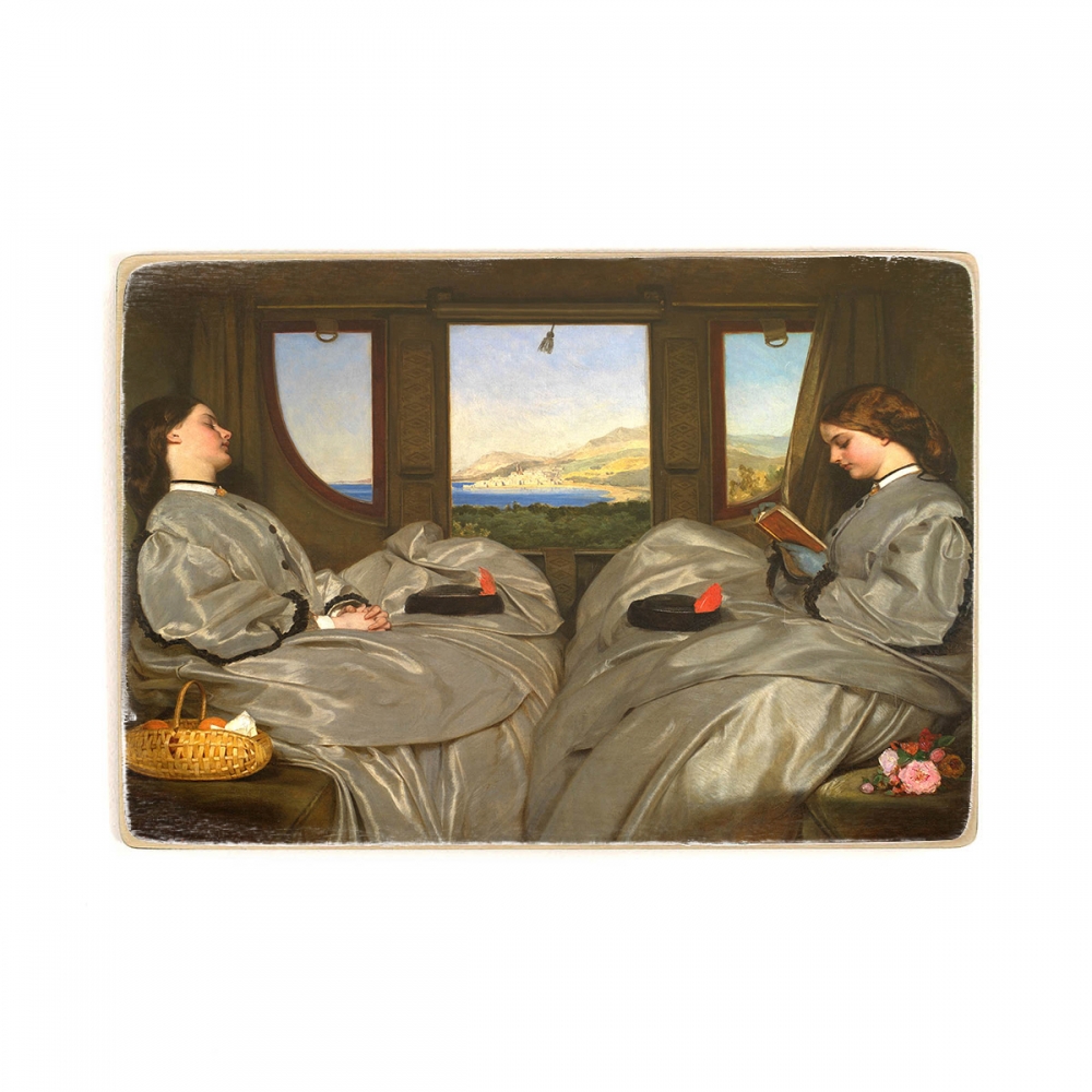 

Деревянный постер Искусство Augustus Leopold Egg - The Travelling Companions А2
