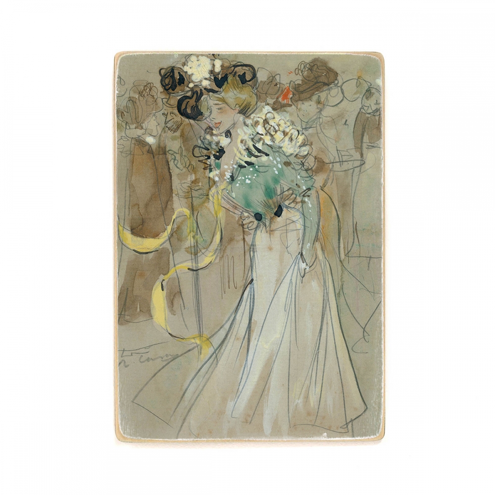 

Деревянный постер Искусство Ramon Casas - Celebrations in Toulon А2
