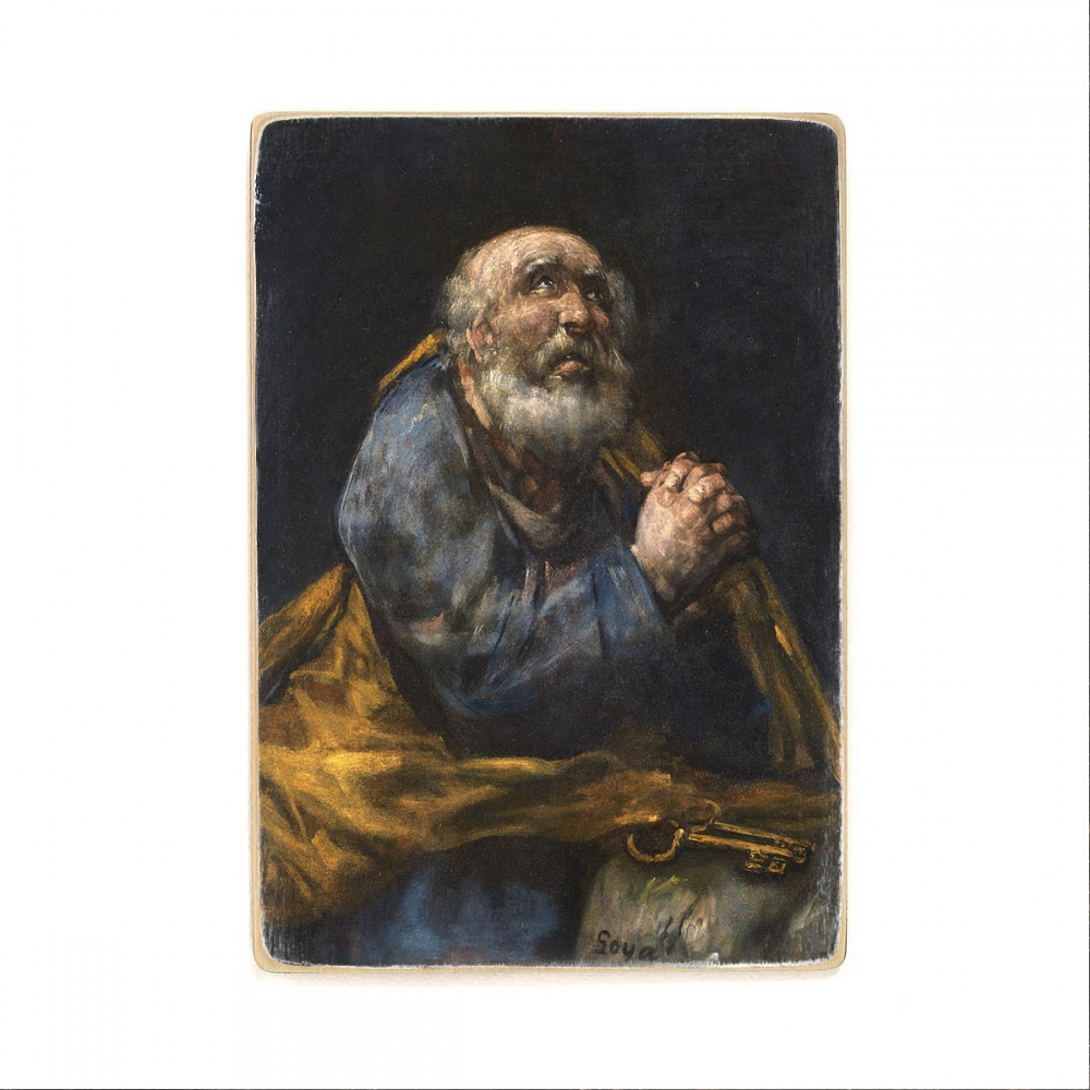 

Деревянный постер Искусство Francisco José de Goya - The Repentant St. Peter А2