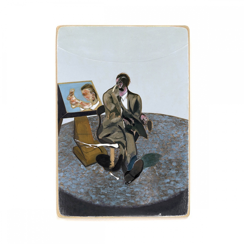 

Деревянный постер Искусство Francis Bacon - Portrait of George Dyer in a Mirror (1968) А2