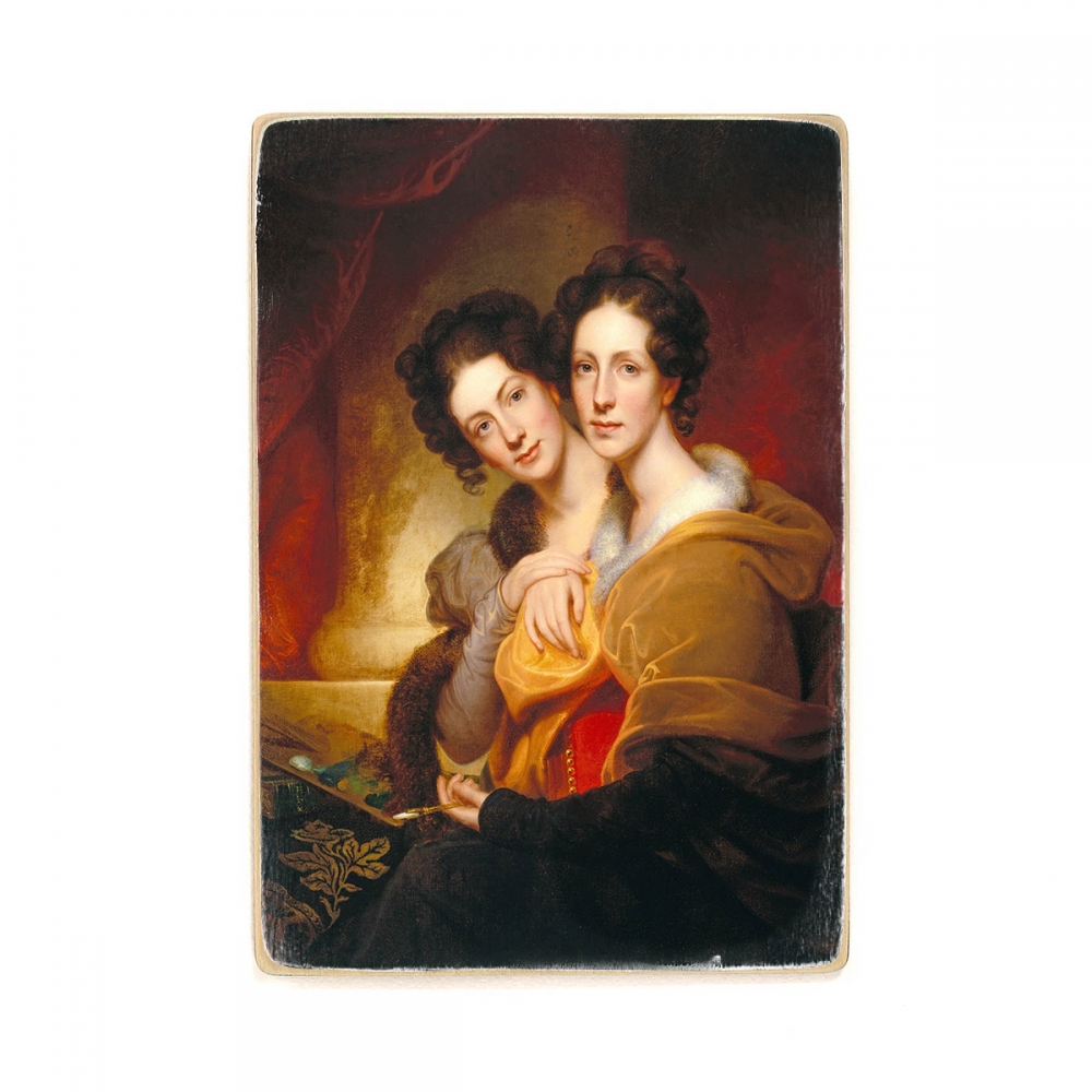 

Деревянный постер Искусство Rembrandt Peale - The Sisters (Eleanor and Rosalba Peale) А2