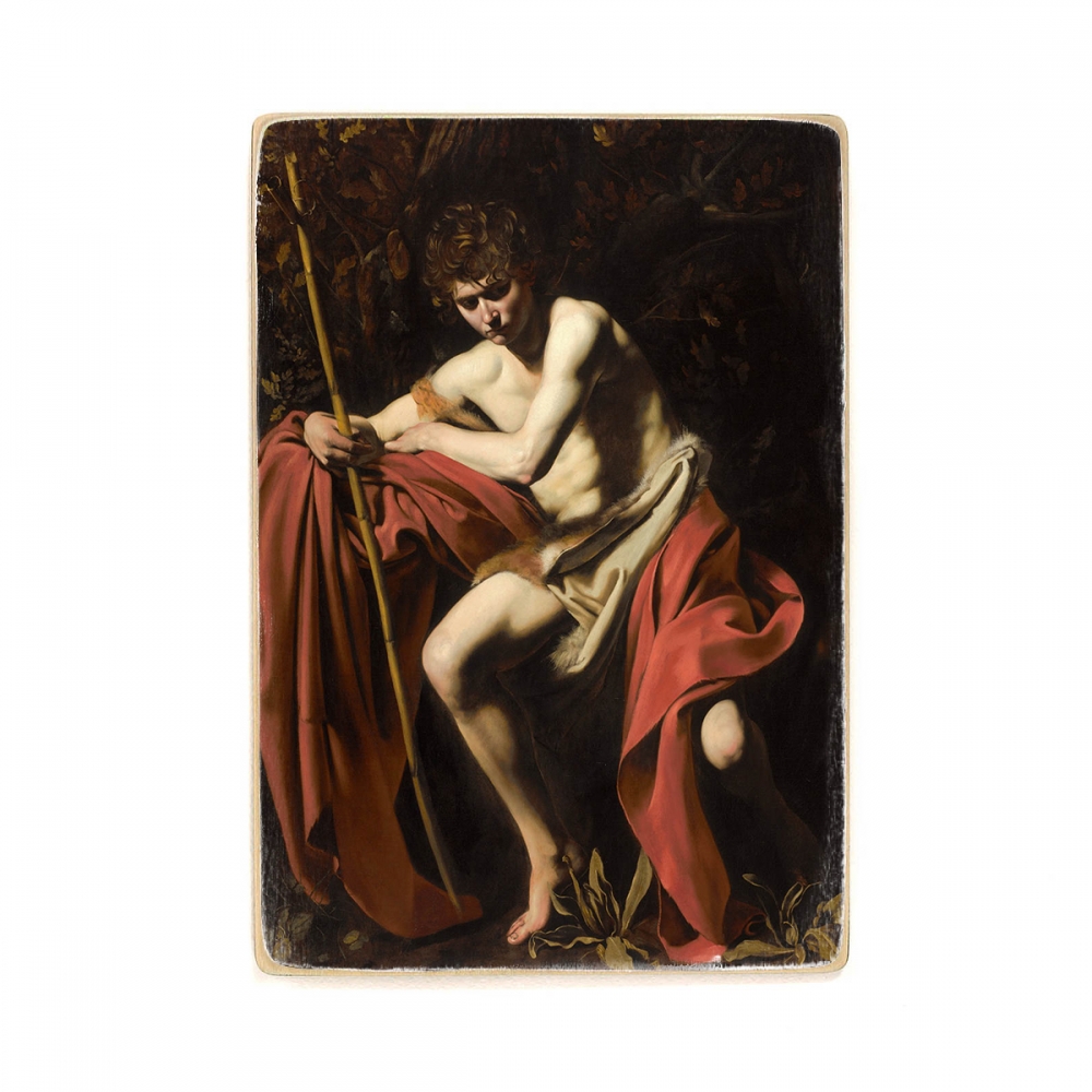 

Деревянный постер Искусство Michelangelo Merisi, called Caravaggio - Saint John the Baptist in the Wilderness А2