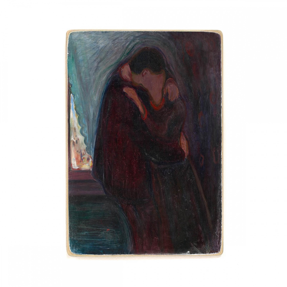 

Деревянный постер Искусство Edvard Munch - The Kiss А2